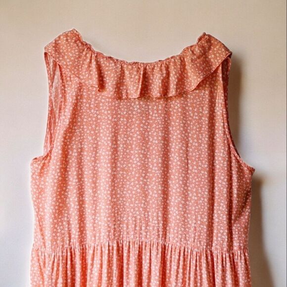 Old Navy Ditzy‎ Floral Sleeveless Soft Wash Woven Rayon Swing Dress Plus Sz XXL - Picture 7 of 13
